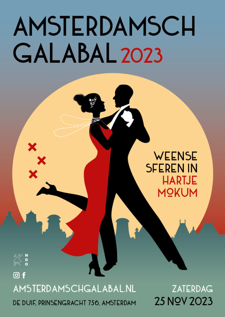 Affiche Amstrerdamsch Galabal 2023